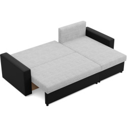 Диван угловой Magnifico Meble Luna LL Lawa 9/Real 11 Right (Light Grey/Black) Thumb