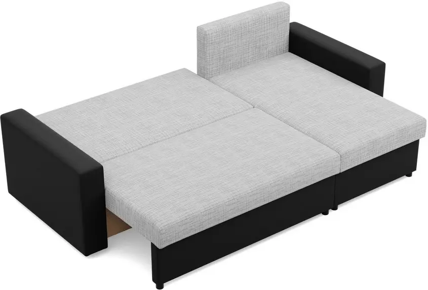 Диван угловой Magnifico Meble Luna LL Lawa 9/Real 11 Right (Light Grey/Black) - 5