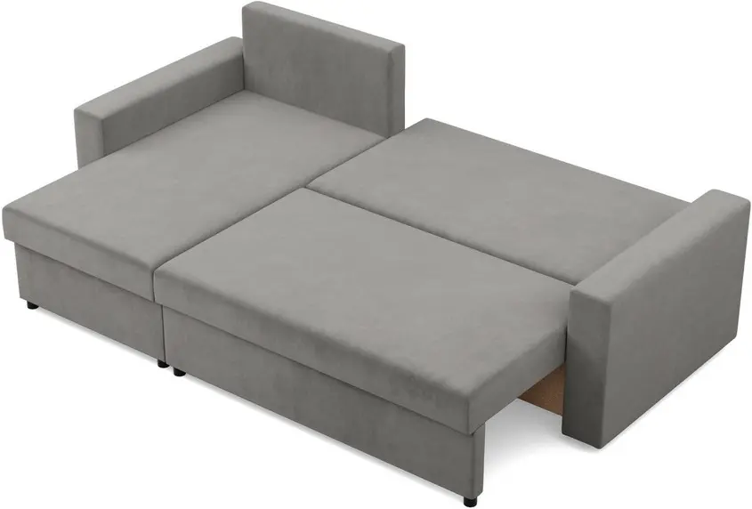 Canapea de colt Magnifico Meble Neo LL Straight Bonell Kronos 15 (Light Grey) - 5