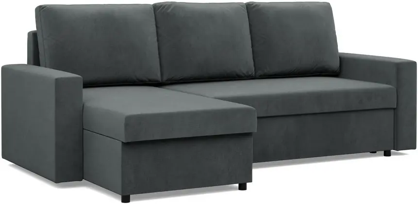 Диван угловой Magnifico Meble Neo LL Straight Bonell Kronos 34 (Dark Grey)