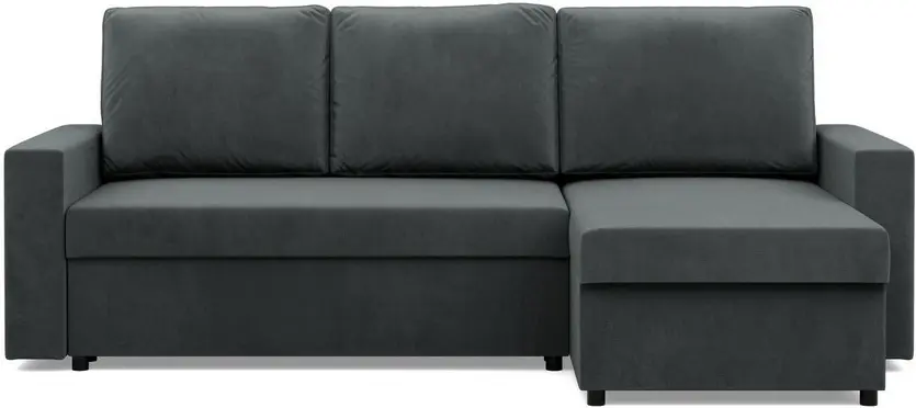 Диван угловой Magnifico Meble Neo LL Straight Bonell Kronos 34 (Dark Grey)