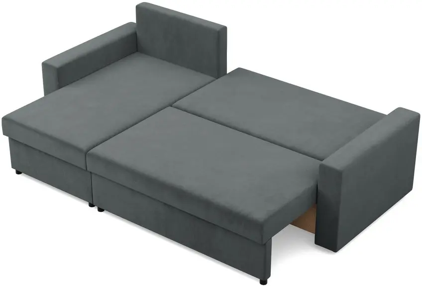 Диван угловой Magnifico Meble Neo LL Straight Bonell Kronos 34 (Dark Grey)