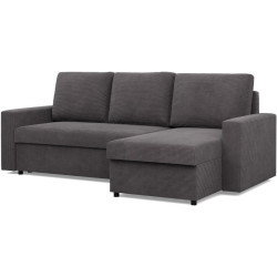 Диван угловой Magnifico Meble Neo LL Straight Bonell Poso 022 (Dark Grey) Thumb