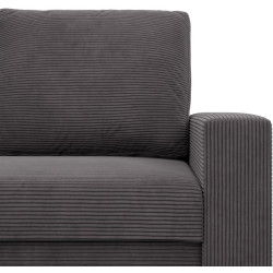 Диван угловой Magnifico Meble Neo LL Straight Bonell Poso 022 (Dark Grey) Thumb