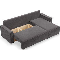 Диван угловой Magnifico Meble Noto LL Poso 022 (Dark Grey) Thumb