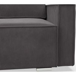 Диван угловой Magnifico Meble Noto LL Poso 022 (Dark Grey) Thumb