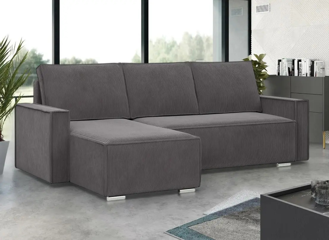 Диван угловой Magnifico Meble Noto LL Poso 022 (Dark Grey)