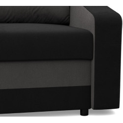 Диван угловой Magnifico Meble Orion LL Bonell Mikrofaza 15/Mikrofaza 27 Left (Black/Grey) Thumb