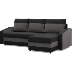 Canapea de colt Magnifico Meble Orion LL Bonell Mikrofaza 15/Mikrofaza 27 Right (Black/Grey) Thumb