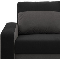 Canapea de colt Magnifico Meble Orion LL Bonell Mikrofaza 15/Mikrofaza 27 Right (Black/Grey) Thumb