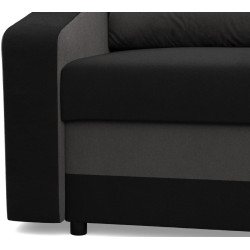 Canapea de colt Magnifico Meble Orion LL Bonell Mikrofaza 15/Mikrofaza 27 Right (Black/Grey) Thumb