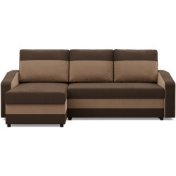 Диван угловой Magnifico Meble Orion LL Bonell Mikrofaza 20/Mikrofaza 48 Left (Brown/Cappuccino) Thumb