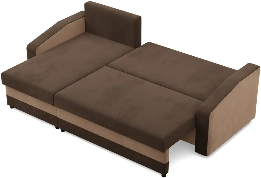 Диван угловой Magnifico Meble Orion LL Bonell Mikrofaza 20/Mikrofaza 48 Left (Brown/Cappuccino)