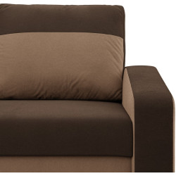 Диван угловой Magnifico Meble Orion LL Bonell Mikrofaza 20/Mikrofaza 48 Left (Brown/Cappuccino) Thumb