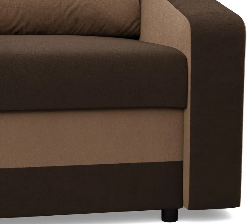 Диван угловой Magnifico Meble Orion LL Bonell Mikrofaza 20/Mikrofaza 48 Left (Brown/Cappuccino)