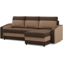 Диван угловой Magnifico Meble Orion LL Bonell Mikrofaza 20/Mikrofaza 48 Right (Grey/Cappuccino) Thumb