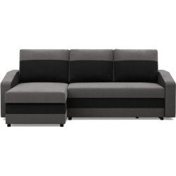 Canapea de colt Magnifico Meble Orion LL Bonell Mikrofaza 27/Mikrofaza 15 Left (Grey/Black) Thumb