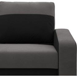 Canapea de colt Magnifico Meble Orion LL Bonell Mikrofaza 27/Mikrofaza 15 Left (Grey/Black) Thumb