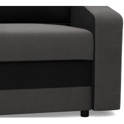 Canapea de colt Magnifico Meble Orion LL Bonell Mikrofaza 27/Mikrofaza 15 Left (Grey/Black) Thumb