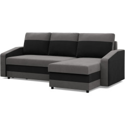 Canapea de colt Magnifico Meble Orion LL Bonell Mikrofaza 27/Mikrofaza 15 Right (Grey/Black) Thumb