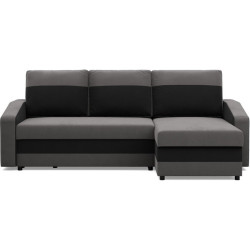 Canapea de colt Magnifico Meble Orion LL Bonell Mikrofaza 27/Mikrofaza 15 Right (Grey/Black) Thumb