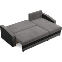 Canapea de colt Magnifico Meble Orion LL Bonell Mikrofaza 27/Mikrofaza 15 Right (Grey/Black) Thumb