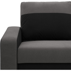 Canapea de colt Magnifico Meble Orion LL Bonell Mikrofaza 27/Mikrofaza 15 Right (Grey/Black) Thumb