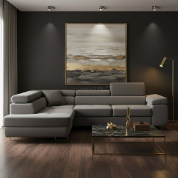 Диван угловой Magnifico Meble Rigatto Kronos 15 Left (Light Grey)