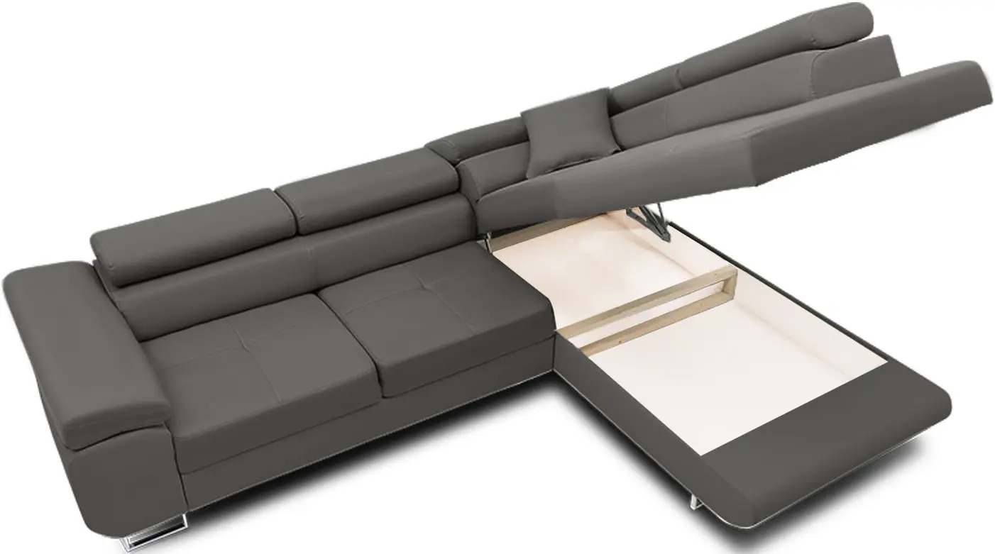 Диван угловой Magnifico Meble Rigatto Kronos 15 Right (Light Grey)