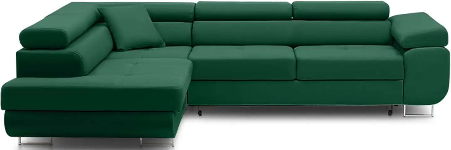 Диван угловой Magnifico Meble Rigatto Kronos 19 Left (Bottle Green)