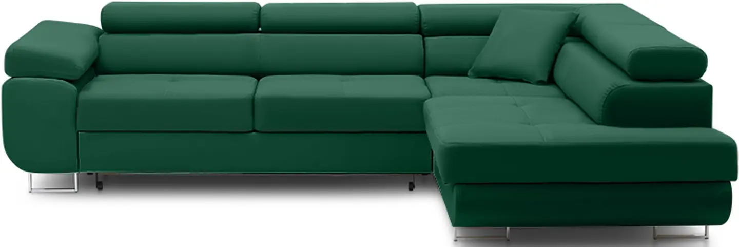 Диван угловой Magnifico Meble Rigatto Kronos 19 Right (Bottle Green)