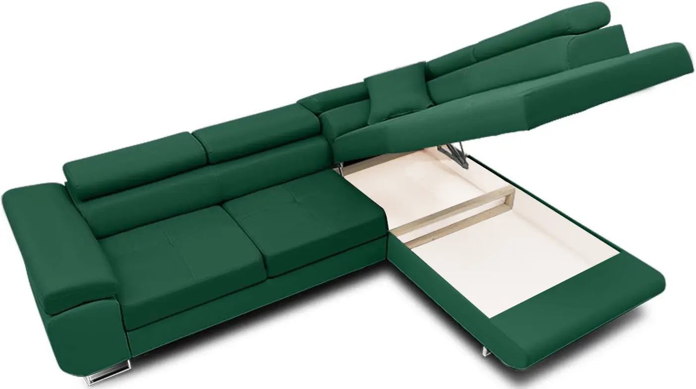 Диван угловой Magnifico Meble Rigatto Kronos 19 Right (Bottle Green)