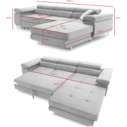 Диван угловой Magnifico Meble Rigatto Paros 02 Right (Beige) Thumb