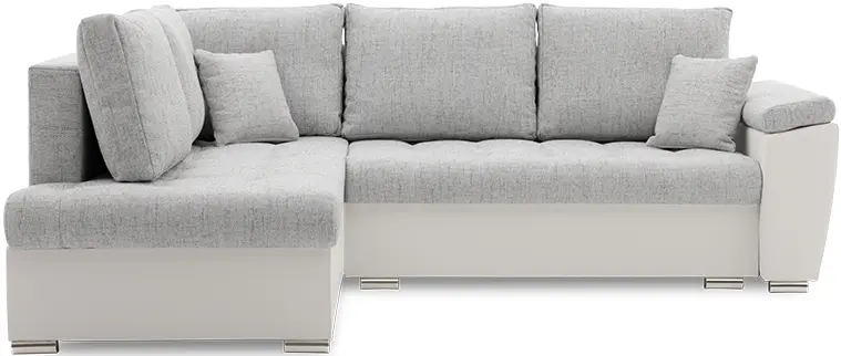 Canapea de colt Magnifico Meble Vegas 245/190 Lawa 09/Real 17 Left (Light Grey/White)
