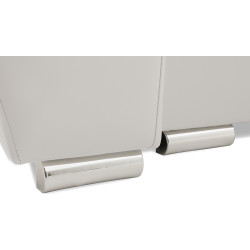 Canapea de colt Magnifico Meble Vegas 245/190 Lawa 17/Real 17 Left (Dark Grey/White) Thumb