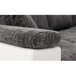 Canapea de colt Magnifico Meble Vegas 245/190 Lawa 17/Real 17 Right (Dark Grey/White) Thumb