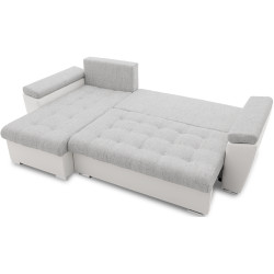 Canapea de colt Magnifico Meble Vegas 250/160 Lawa 09/Real 17 Left (Light Grey/White) Thumb