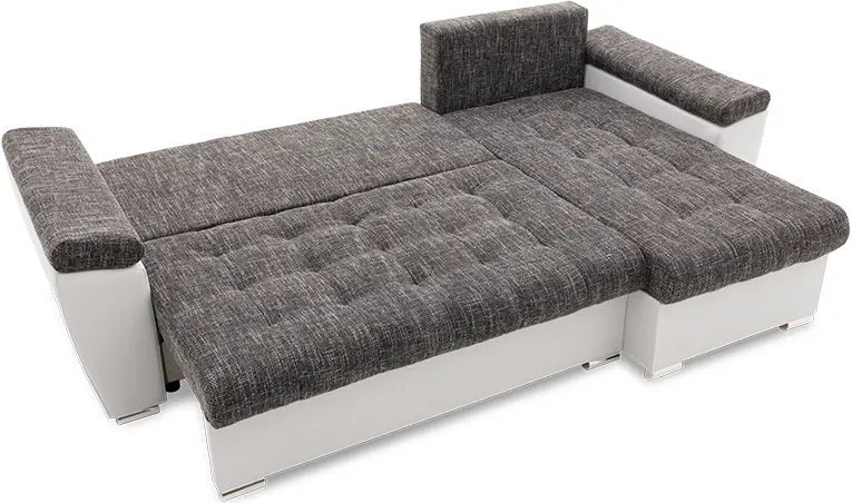 Диван угловой Magnifico Meble Vegas 250/160 Lawa 17/Real 17 Right (Dark Grey/White)