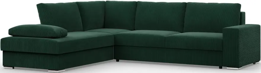 Canapea de colt Magnifico Meble Velano LL Poso 014 Left (Bottle Green) - 2