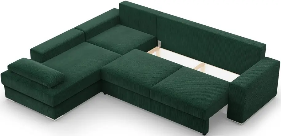 Canapea de colt Magnifico Meble Velano LL Poso 014 Left (Bottle Green) - 4
