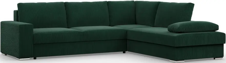 Диван угловой Magnifico Meble Velano LL Poso 014 Right (Bottle Green)