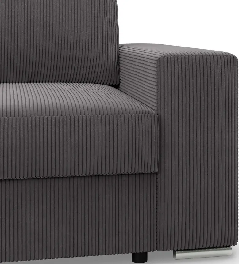 Диван угловой Magnifico Meble Velano LL Poso 022 Left (Dark Grey)