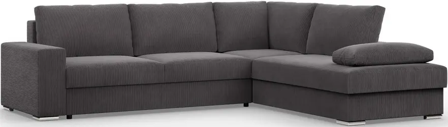 Диван угловой Magnifico Meble Velano LL Poso 022 Right (Dark Grey)