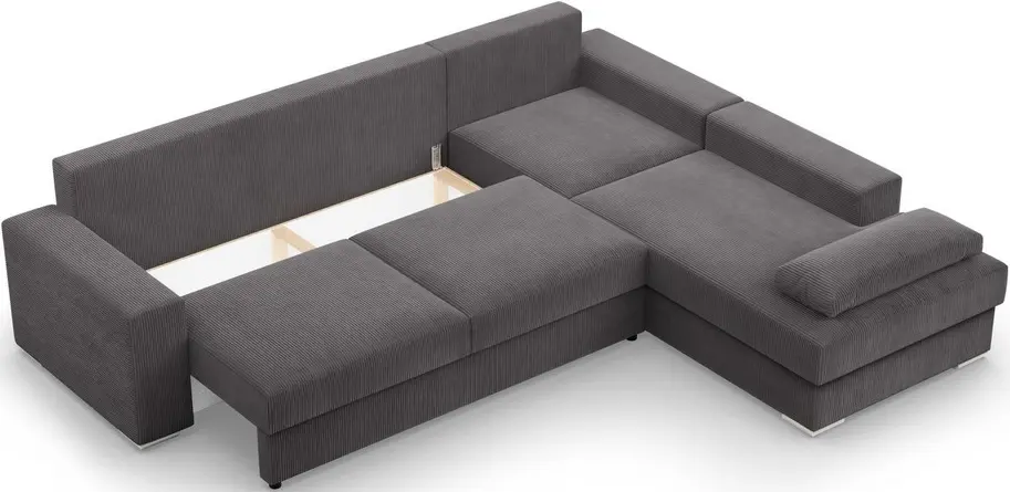 Диван угловой Magnifico Meble Velano LL Poso 022 Right (Dark Grey)