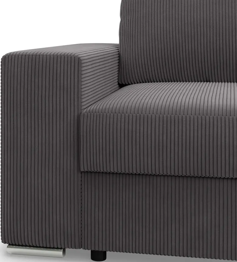 Диван угловой Magnifico Meble Velano LL Poso 022 Right (Dark Grey)