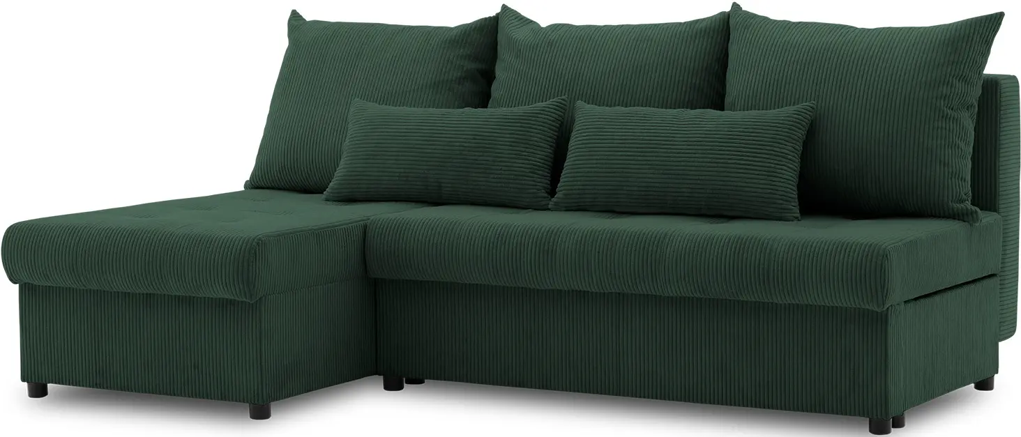 Canapea de colt Magnifico Meble Venezia Poso 014 (Bottle Green)