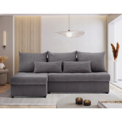 Canapea de colt Magnifico Meble Venezia Poso 022 (Dark Grey)