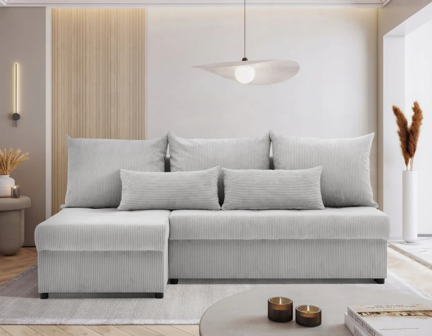 Диван угловой Magnifico Meble Venezia Poso 055 (Light Grey)