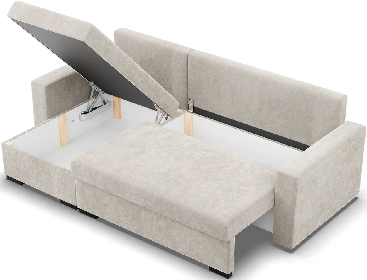 Диван угловой Magnifico Meble Zuno Wind 05 Left (Beige)