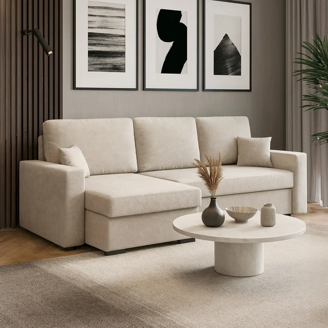 Диван угловой Magnifico Meble Zuno Wind 05 Left (Beige)